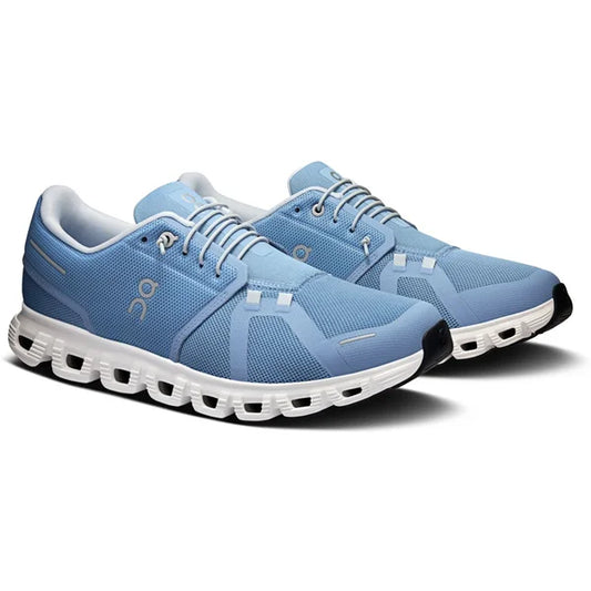 ON Cloud 6 - Chambray/Weiß