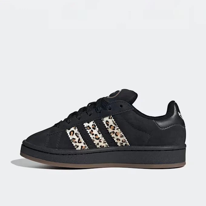 adidas Campus 00s Kinder Schwarz/Leopard